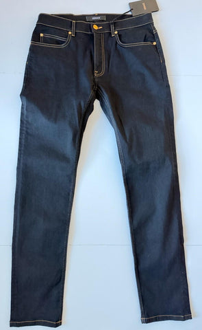 Versace Men’s Black Stretch Denim Jeans Size 34 US 1011841 NWT $950