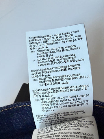 Versace Men’s Dark Blue Stretch Denim Jeans Size 36 US 1011841 NWT $950