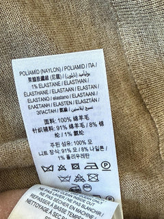 Burberry Tulip Wool Camel Melange Cardigan Sweater Small 8112078 NWT $945