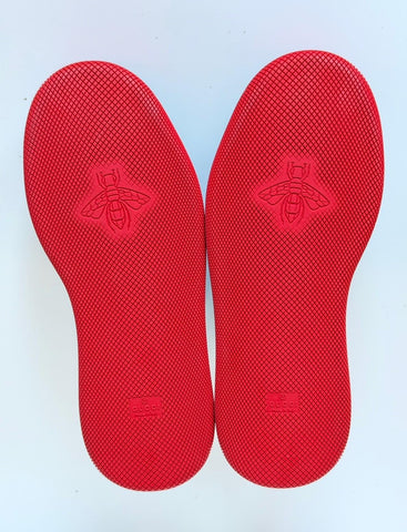 Gucci GG Double Screener Black/Red Sneakers 12 US (11.5 Gucci) 750048 IT NIB