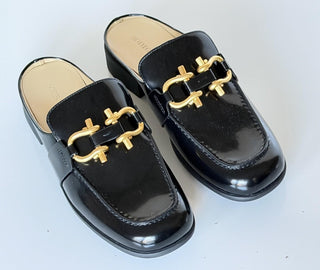 Bottega Veneta Monsieur Leather Moccasin Sandals Black 7 US 729887 NIB $1200