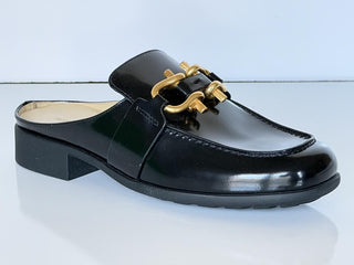 Bottega Veneta Monsieur Leather Moccasin Sandals Black 7 US 729887 NIB $1200