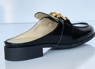 Bottega Veneta Monsieur Leather Moccasin Sandals Black 7 US 729887 NIB $1200