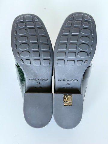 Bottega Veneta Monsieur Leather Moccasin Sandals Black 9 US 729887 NIB $1200