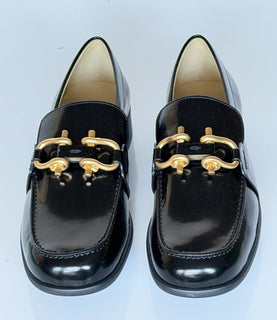 Bottega Veneta Monsieur Leather Moccasin Sandals Black 10 US 708902 NIB $1250