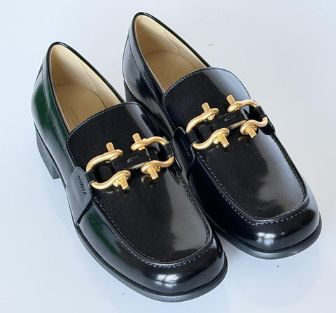 Bottega Veneta Monsieur Leather Moccasin Sandals Black 10 US 708902 NIB $1250