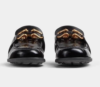 Bottega Veneta Monsieur Leather Moccasin Sandals Black 10 US 708902 NIB $1250