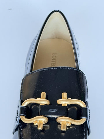 Bottega Veneta Monsieur Leather Moccasin Sandals Black 10 US 708902 NIB $1250