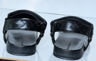 Bottega Veneta Trip Intrecciato Leather Sandals 11 US (44 Euro) 775305 NIB $1100