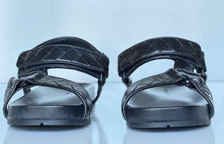 Bottega Veneta Trip Intrecciato Leather Sandals 11 US (44 Euro) 775305 NIB $1100