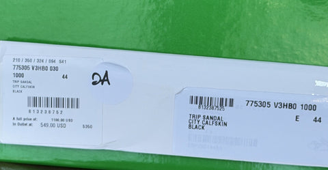 Bottega Veneta Trip Intrecciato Leather Sandals 11 US (44 Euro) 775305 NIB $1100