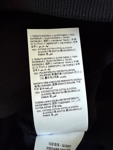 Versace Men’s Medusa Print Zip Hoodie Sweatshirt Black/Gold Large 1021515 NWT