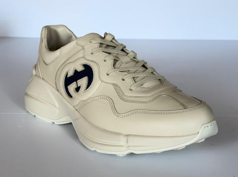 Gucci Men’s Dali Soft GG Ivory Leather Sneakers 13 US (Gucci 12.5) IT 757857 NIB