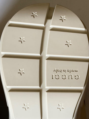 Gucci Men’s Dali Soft GG Ivory Leather Sneakers 13 US (Gucci 12.5) IT 757857 NIB