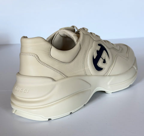 Gucci Men’s Dali Soft GG Ivory Leather Sneakers 13 US (Gucci 12.5) IT 757857 NIB