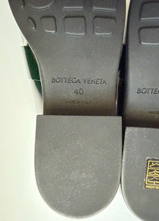 Bottega Veneta Monsieur Leather Moccasin Sandals Black 10 US 729887 NIB $1200