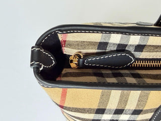 Burberry Small Zip Closure Tote Bag Archive Beige IP Check 8112056 IT NWT $1395