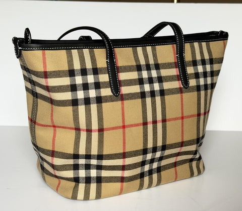 Burberry Small Zip Closure Tote Bag Archive Beige IP Check 8112056 IT NWT $1395
