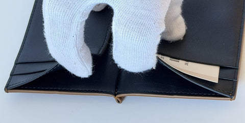 Bottega Veneta Leather Cassette Slim Flap Card Case Brown 787594 IT NWT $650