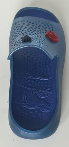 Burberry Women’s Stingray Rubber Blue Sandals 11 US (41) 8082069 IT NEW $520