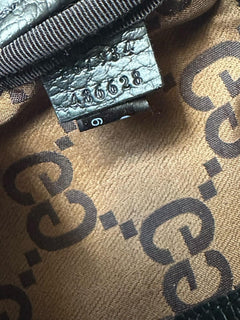 Gucci Maxi GG Logo Brown Nylon Belt Bag 80/32 767934 Italy NWT