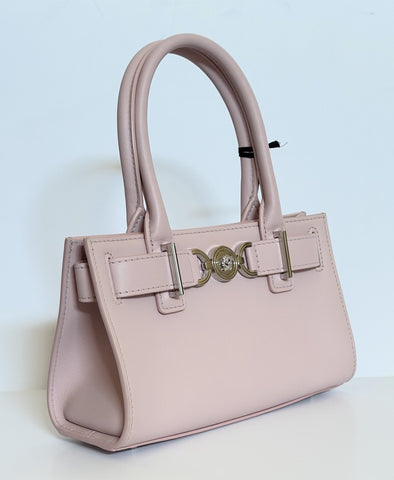 Versace Medusa Dusty Rose Leather Small Top Handle Bag 1013169 IT NWT $2190