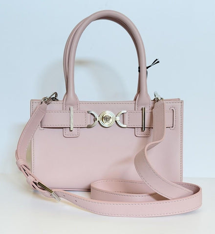 Versace Medusa Dusty Rose Leather Small Top Handle Bag 1013169 IT NWT $2190