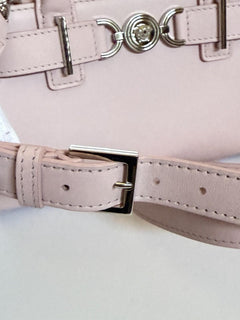 Versace Medusa Dusty Rose Leather Small Top Handle Bag 1013169 IT NWT $2190