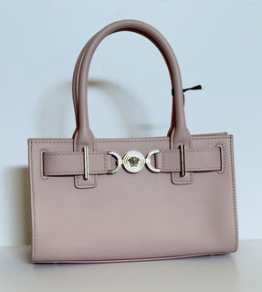 Versace Medusa Dusty Rose Leather Small Top Handle Bag 1013169 IT NWT $2190