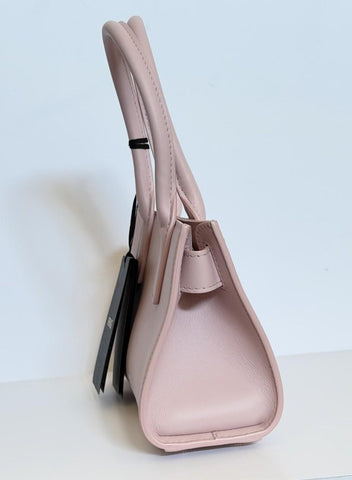 Versace Medusa Dusty Rose Leather Small Top Handle Bag 1013169 IT NWT $2190