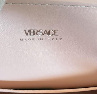 Versace Medusa Dusty Rose Leather Small Top Handle Bag 1013169 IT NWT $2190