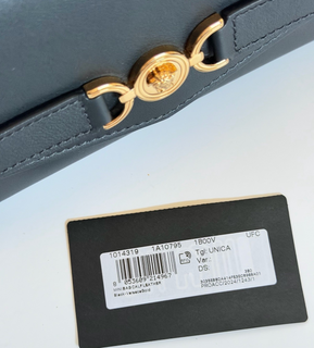 Versace Medusa Calf Leather Black Convertable Mini Shoulder Bag 1014319 IT NWT