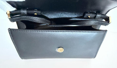 Versace Medusa Calf Leather Black Convertable Mini Shoulder Bag 1014319 IT NWT