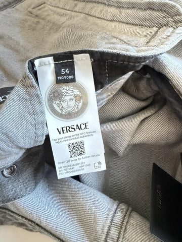 Versace Men’s Blouson Denim Gray Jacket 44 US (54 Euro) 1015847 Italy NWT $2100