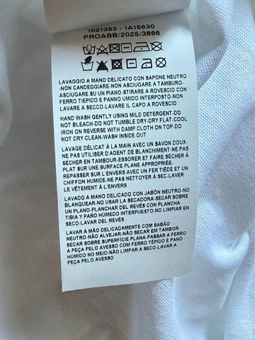 Versace Leafy Print Cotton Jersey T-Shirt White & Gold 5XL 1021353 Italy NWT