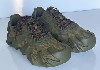 Bottega Veneta Men's Tech Knit Kaki Flex Sneakers 10 US (43 Eu) 788808 NIB $890