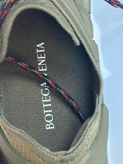 Bottega Veneta Men's Tech Knit Kaki Flex Sneakers 10 US (43 Eu) 788808 NIB $890