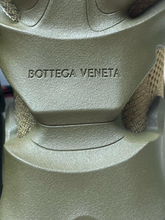 Bottega Veneta Men's Tech Knit Kaki Flex Sneakers 10 US (43 Eu) 788808 NIB $890