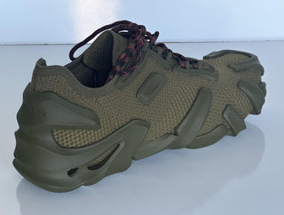 Bottega Veneta Men's Tech Knit Kaki Flex Sneakers 10 US (43 Eu) 788808 NIB $890