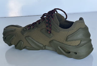 Bottega Veneta Men's Tech Knit Kaki Flex Sneakers 10 US (43 Eu) 788808 NIB $890