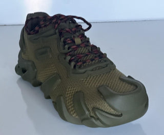 Bottega Veneta Men's Tech Knit Kaki Flex Sneakers 10 US (43 Eu) 788808 NIB $890