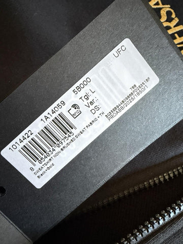 Versace Medusa Print Men’s Black Cotton Sweatshirt Jacket L Black 1014422 NWT