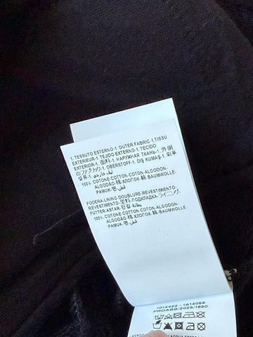 Versace Medusa Print Men’s Black Cotton Sweatshirt Jacket L Black 1014422 NWT