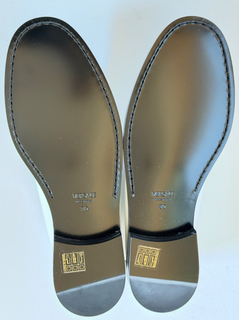 VERSACE Women’s Gold Medusa White Leather Loafers 9 US (39 Euro) 1012123 IT NIB