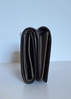 Versace Medusa Tri-fold Calf Leather Chestnut Wallet 1015569 NWT $700
