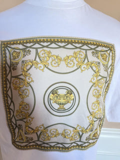 Versace Men’s United Jersey T-Shirt White 40 Euro (L-XL) 1016291 NWT $750