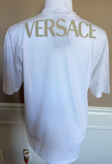 Versace Men’s United Jersey T-Shirt White 40 Euro (L-XL) 1016291 NWT $750