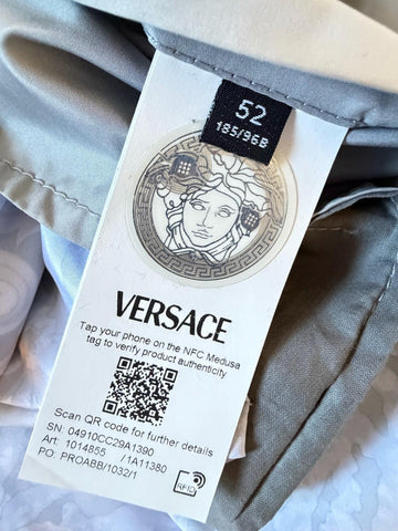 Versace Blouson Jacket Windbreaker Blue 42 US (52 Euro) 1014855 Italy NWT $2990