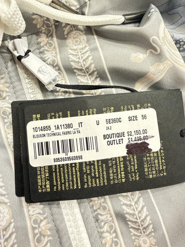 Versace Blouson Jacket Windbreaker Blue 46 US (56 Euro) 1014855 Italy NWT $2990