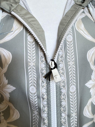 Versace Blouson Jacket Windbreaker Blue 46 US (56 Euro) 1014855 Italy NWT $2990